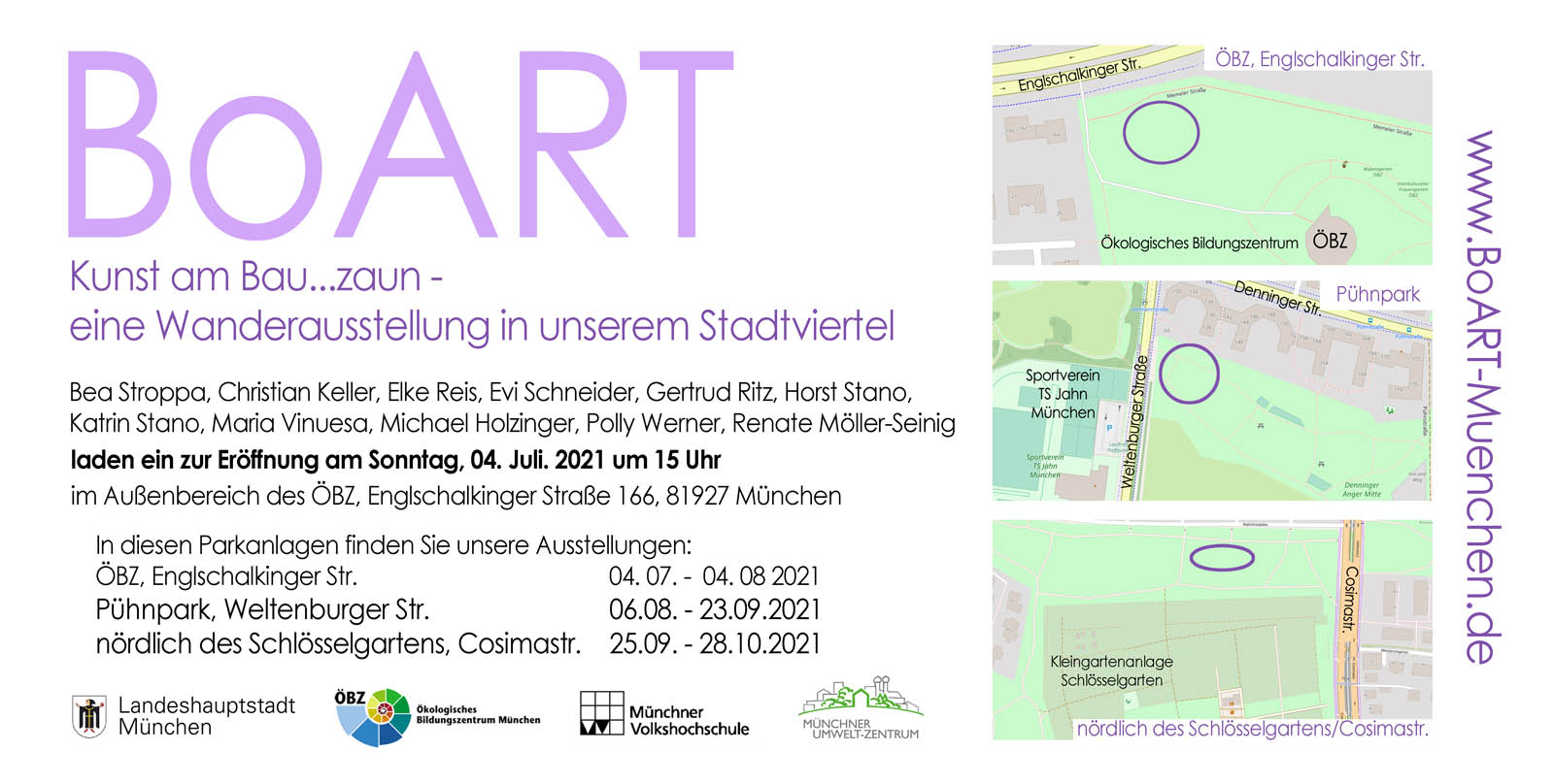 Poster Bauzaunausstellung